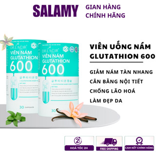 [ 3 Glu600 Tặng 1C] Viên Uống Trắng Da Glutathione 600 Dr Lacir Hạn Chế Lão Hoá Da, Nếp Nhăn, Tăng Nội Tiết Tố Nữ