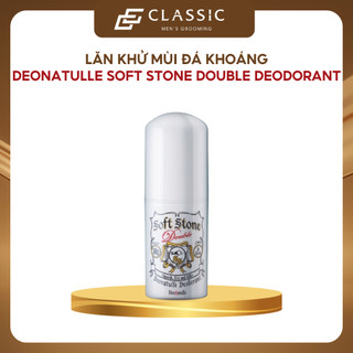 Lăn khử mùi đá khoáng Deonatulle Soft Stone Double Deodorant 20g - Trắng