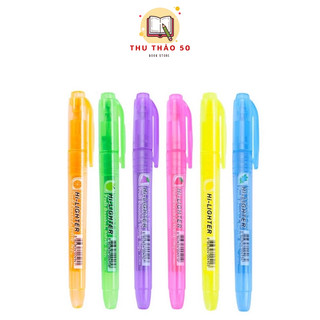 Bút dạ quang, bút nhớ dòng hàn quốc crown f-500.