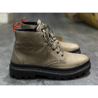 [ Chính hãng ] Giày Palladium cho nam da thuộc đen - Rêu cao cấp Không hộp