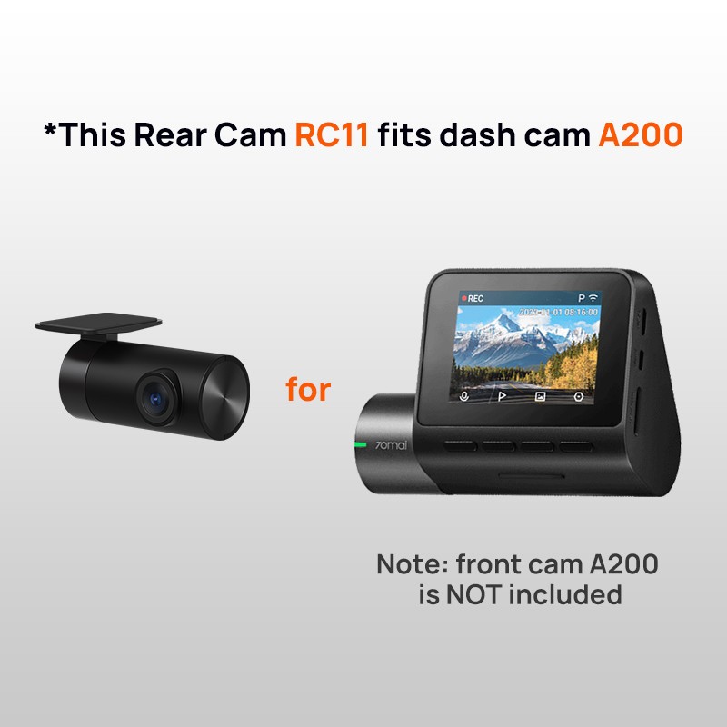 Camera sau 70mai RC11 cho camera hành trình 70mai A200, 70mai A500s, fullhd1080, bh 1 năm | BigBuy360 - bigbuy360.vn