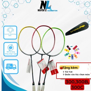 Vợt cầu lông lining 3d calibar 300b, 300, 300c chính hãng cty hải long bảo hành 2 tháng