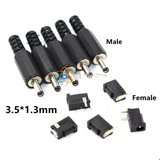 Set 5 Jack DC đực 3.5x1.3mm