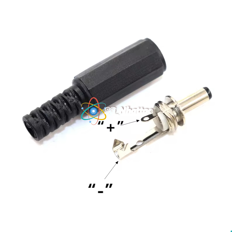 Set 5 Jack DC đực 3.5x1.3mm