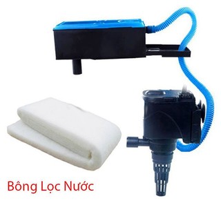 Máy lọc nước hồ cá bể cá cảnh electrical rs801 - rs 188 - rs 680c + 01 miếng bông lọc nước