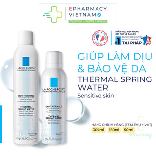 Xịt Khoáng LA ROCHE-POSAY Thermal Spring Water làm sạch, dưỡng ẩm, làm dịu da nhạy cảm