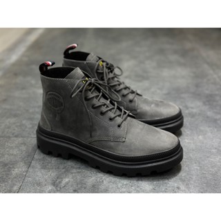 [ Chính hãng ] Palladium cho nam nữ da lộn chống nước cực đẹp xám trắng KHÔNG HỘP