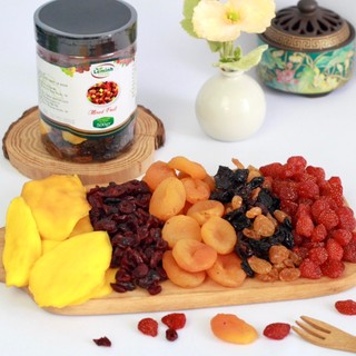 Trái Cây Sấy Dẻo Thập Cẩm LÊ MINH FOOD  [gồm Nho Khô, Dâu Tây Sấy, Mơ Sấy, Xoài Sấy, Nam Việt Quất]