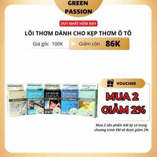 [HOT NEW] Lõi Thơm Thay Thế Kẹp Van Gió Made In Japan 100% Original Với 5 Hương Thơm