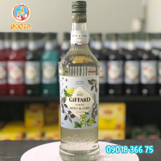 SIRO GIFFARD CHANH VÀ BẠC HÀ 1L - GIFFARD MOJITO SYRUP