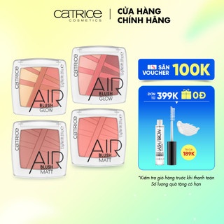 Phấn má hồng Catrice Air Blush hạt phấn nhẹ mịn lì cho lớp trang điểm tự nhiên 5,5g