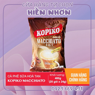 Cafe Hòa Tan Kopiko Macchiato gói lớn 480g
