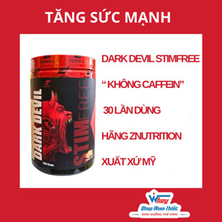 DARK DEVIL STIMFREE "KHÔNG CAFFEIN" PRE WORKOUT Z NUTRITION - TĂNG SỨC MẠNH - 30SV