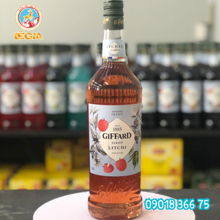 SIRO GIFFARD VẢI 1L - GIFFARD LYCHEE SYRUP