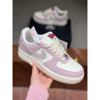 Giày af1 hồng trắng, giày air force 1 hồng trắng cao cấp da xịn full size pk