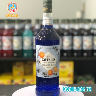 SIRO GIFFARD VỎ CAM XANH 1L - GIFFARD BLUE CURACAO SYRUP