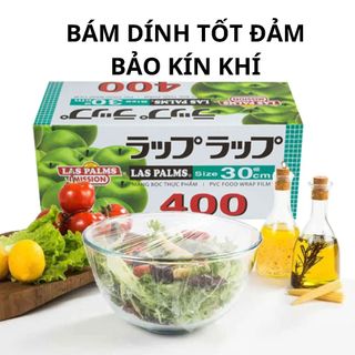 Màng bọc thực phẩm hữu cơ LasPalm 30cmx120m sản phẩm từ Nhật Bản bảo vệ thực phẩm cho gia đình bạn