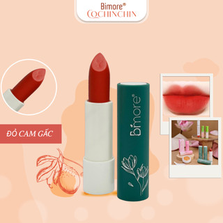 Son dưỡng Bimore màu đỏ cam Gấc giúp dưỡng môi hồng mịn từ tinh chất gấc