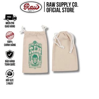 Túi rút Canvas Vải Bố Mộc Không Nhuộm Hóa Chất Raw Supply