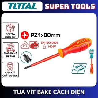 Đồ nghề total tua vít bake cách điện thtispz180