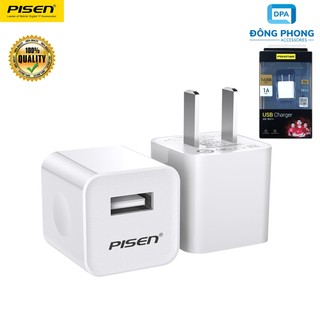 Củ Sạc Pisen 1A Chính Hãng Bảo Hành 12 Tháng - Adapter Pisen 1A