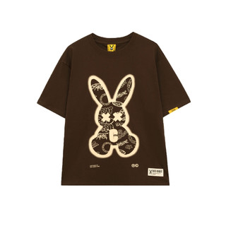 Áo thun unisex bad rabbit brown spray rabbit - bad rabbit - live độc quyền