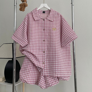 SET BỘ NGẮN ÁO FORM RỘNG + QUẦN SHORT BÍ LUTOS - 8173