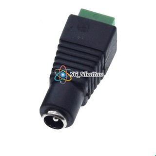 Jack DC Cái 5.5x2.1mm Domino loại tốt kết nối nguồn camera, thiết bị điện chuyên dụng
