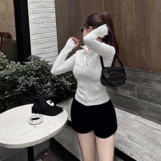 [Form Nhỏ - Tăng size](36-70kg) Áo Khoác Thể Thao Mẫu Mới Ôm Body, Tôn Dáng [TT21]. Áo Khoác Nữ Mỏng, Mát