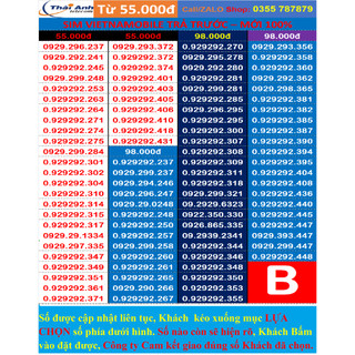 Sim đẹp 09 mạng vietnamobile, sim trả trước, , mới 100%, được chuyển ngay 03 mạng chính: mobi, vina, viettel