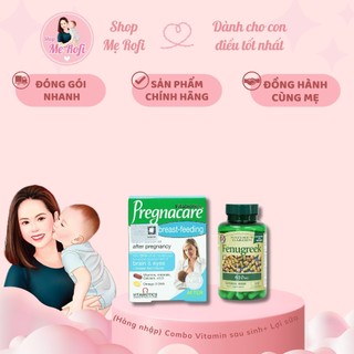 Vitamin sau sinh, Lợi Sữa Cỏ Cà Ri Nature's Garden Anh Quốc 100 Viên Hỗ Trợ Sức Khỏe Sau Sinh - Mẹ Rofi
