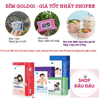 [CÓ QUÀ TẶNG] Tã/bỉm dán/ quần Goldgi nội địa Nhật Nb92/S84/M66-60/L56-48/Xl44/Xxl32