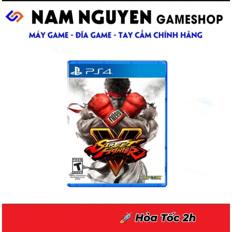 Đĩa Game PS4 | Street Fighter 5 SFT (Đối Kháng 1-2 Players)