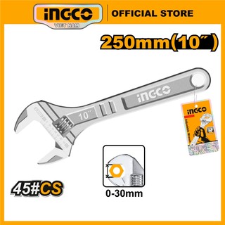 Mỏ lết dài 250mm INGCO HADW131102 kích thước điều chỉnh 0-30mm