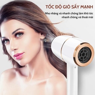Máy Sấy Tóc Gia Đình | Chức Năng Sấy Nóng Lạnh | Có 5 Công Dụng Sấy & Công Xuất Lớn