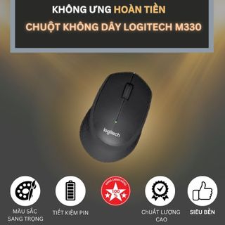 Chuột không dây M330 thích hợp cho máy tính xách tay máy tính để bàn chuột di động văn phòng
