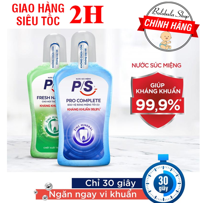 Nước súc miệng P/S 300ml