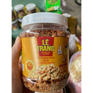 Đậu phộng rang tỏi ớt hủ 450g Lê Trang