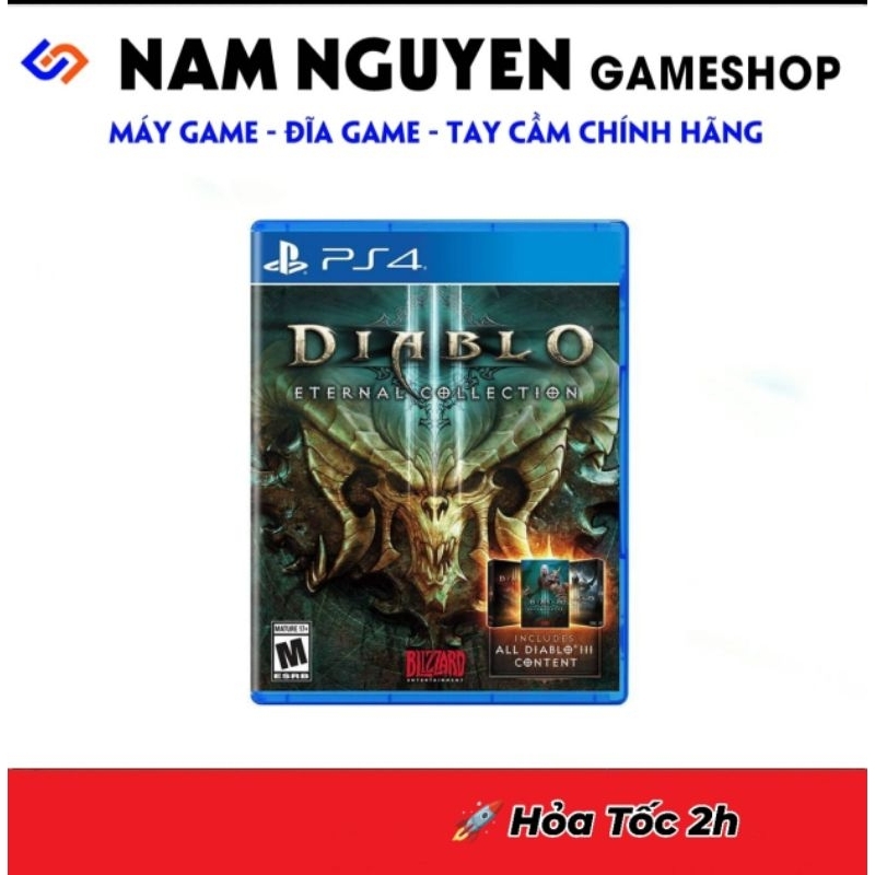 Đĩa Game PS4 | Diablo 3 Eternal Collection (Game Cày Cuốc 1-4 Players)