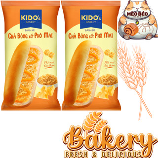 [ Giá Sỉ ] 20 cái Bánh Mì Tươi KIDO Chà Bông Xốt Phô Mai 50 gram