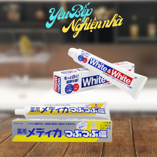 [HCM] Kem đánh răng Nhật Bản trắng răng WHITE AND WHITE LION 150g & Kem Đánh Răng Muối Sunstar 170g Nhật Bản