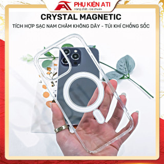 Ốp Lưng Iphone Hỗ trợ sạc không dây chống sốc cho IP 15 pro max 11 12 13 14 Plus 14 Pro Max 12 Promax 11ProMax [ốp Mage]