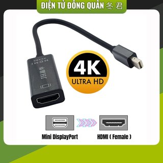 Cáp chuyển mini displayport sang hdmi, mini dp to hdmi 4k 20cm
