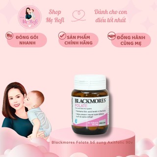 Viên Uống Blackmores Folate 500mcg Dành Cho Phụ Nữ Mang Thai (90 viên) Mẹ Rofi