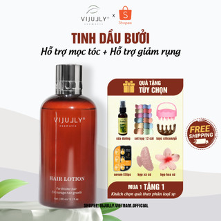 Tinh Dầu Bưởi Vi Jully 150ml, Xịt dưỡng tóc Hair Lotion Vi Jully Giúp Giảm Rụng Tóc Cách Làm Tóc Nhanh Dài Cho Nam Nữ