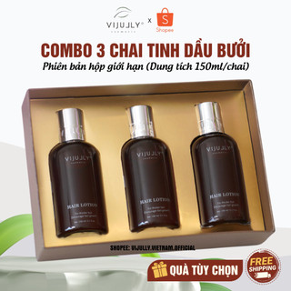 [CHÍNH HÃNG VI JULLY] - Combo 3 Chai Xịt Tinh Dầu Bưởi Vijully Kích Mọc Tóc, Giảm Gãy Rụng, Giúp Tóc Chắc Khoẻ