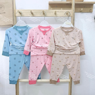 Bộ dài tay Avaler cài vai sợi tre đủ size
