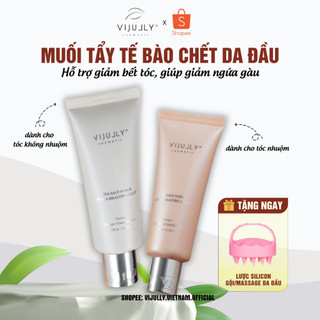 Muối tẩy tế bào chết da đầu vi jully giảm gàu, giảm ngứa, ngăn rụng và giảm bết tóc 120g