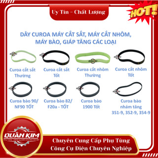 Dây curoa máy cắt sắt, dây curoa máy cắt nhôm, dây curoa máy bào, dây curoa giáp tăng các loại