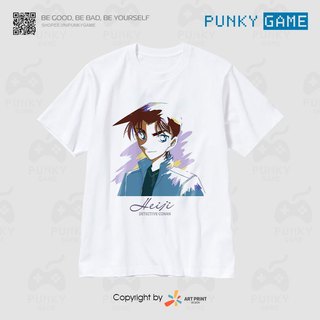 Áo thun Detective Conan Heiji Digital Art ngắn tay